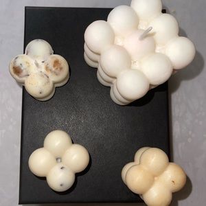 Anise star infused bubble candle and wax melt set